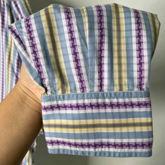 Robert Graham Men's Multicolor Striped Long Sleeve Button Down Shirt Size 2XL - Picture 3 of 10